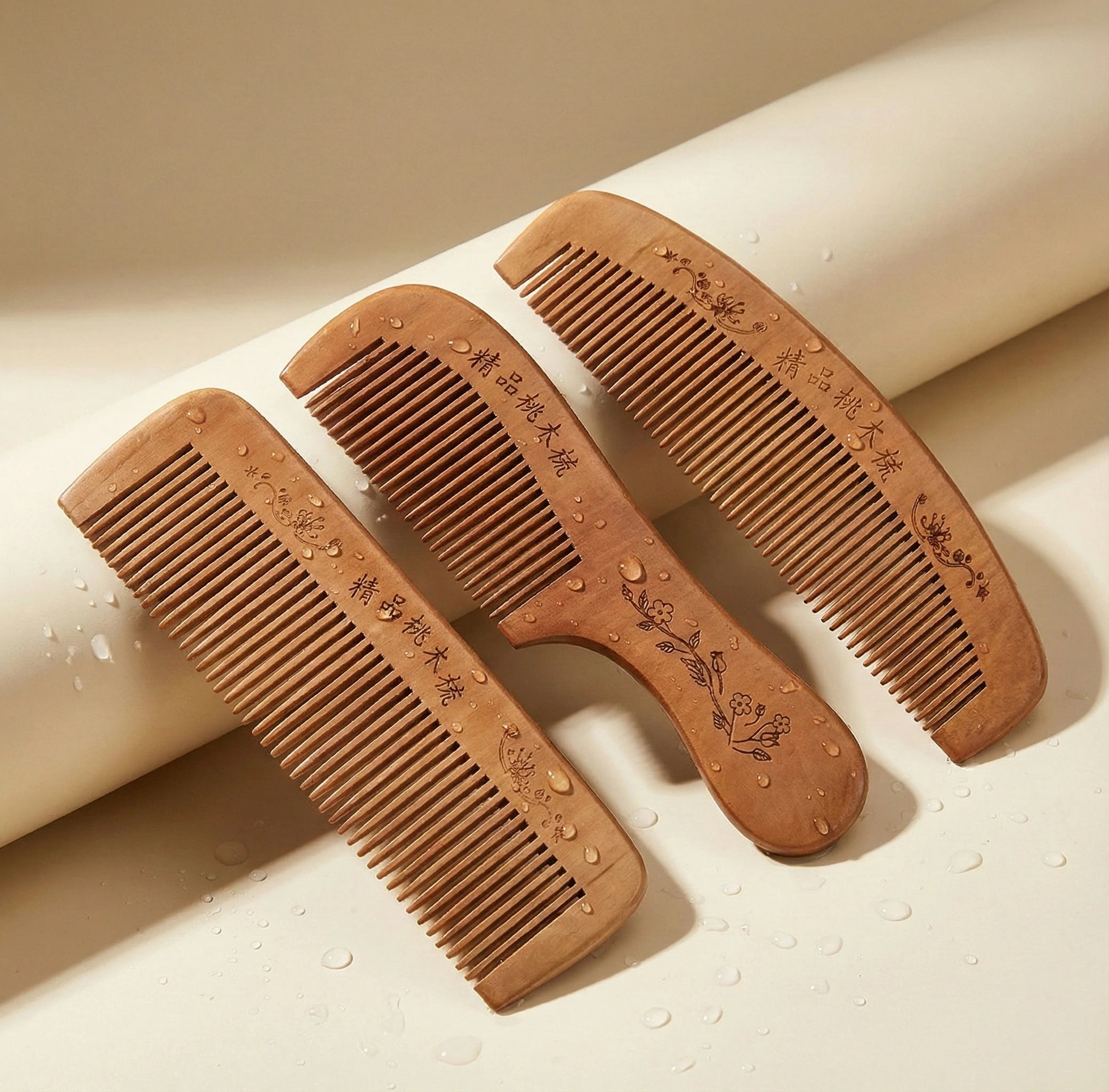 Wooden Comb – Eco-Friendly & Gentle | in 3 shapes
