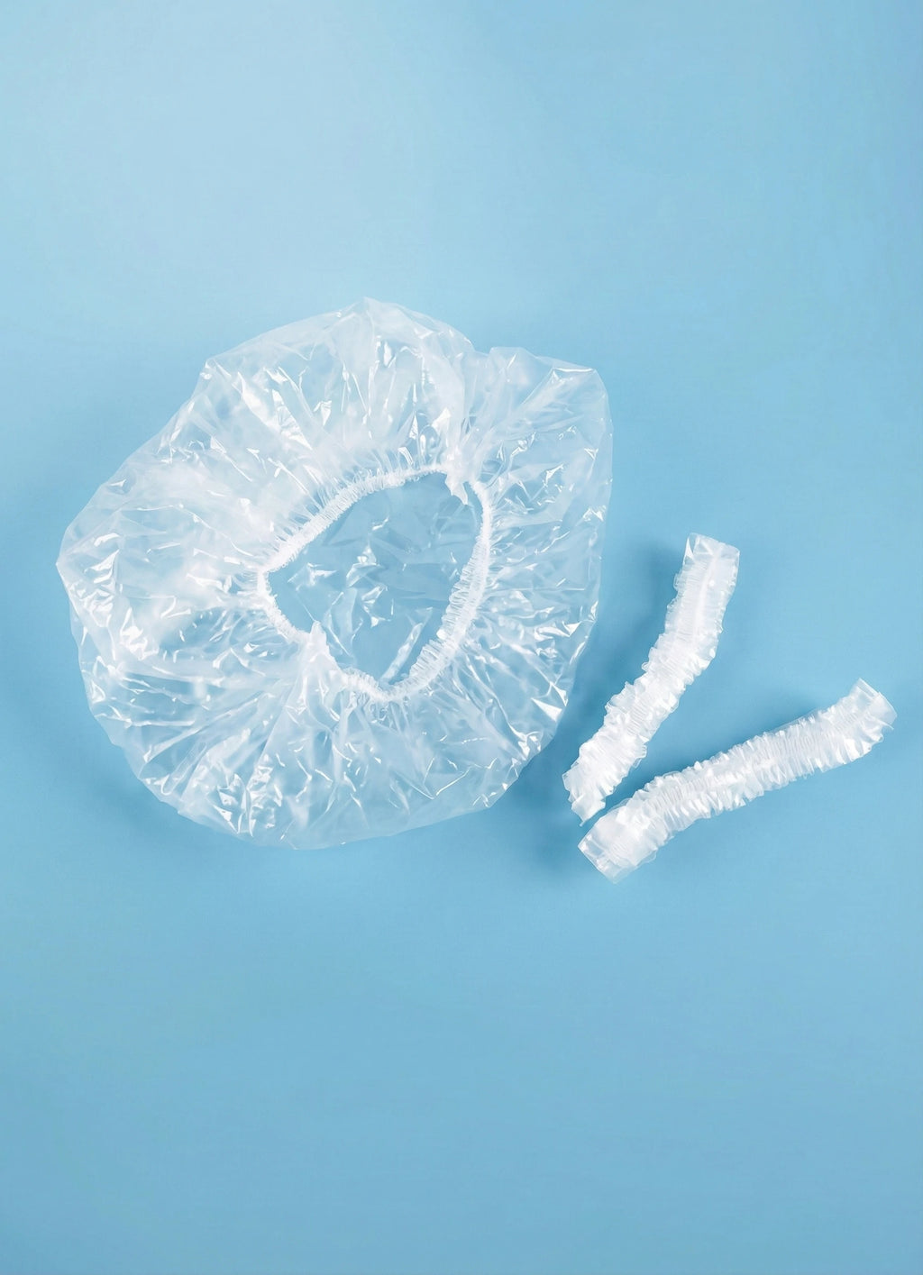 Transparent Disposable Plastic Hair Caps